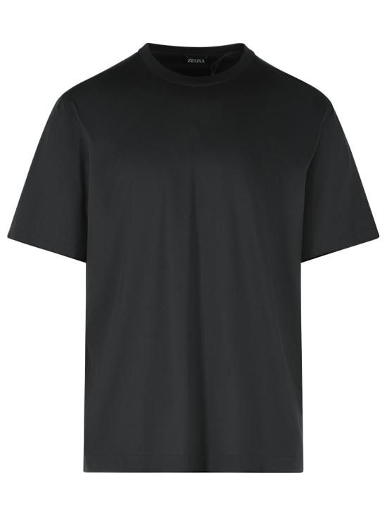 26SS 에르메네질도제냐 폴로 티셔츠 RUH335A3 H771K09 Black