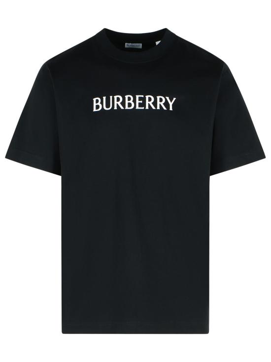 26SS 버버리 로고 코튼 티셔츠 8122387A1189 Black