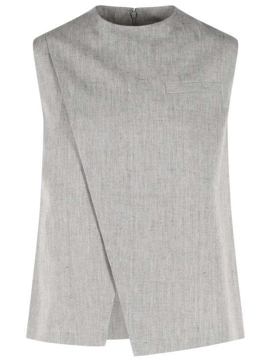 26SS 루루 드 세종 블라우스 DELLAGREY MELANGE Grey