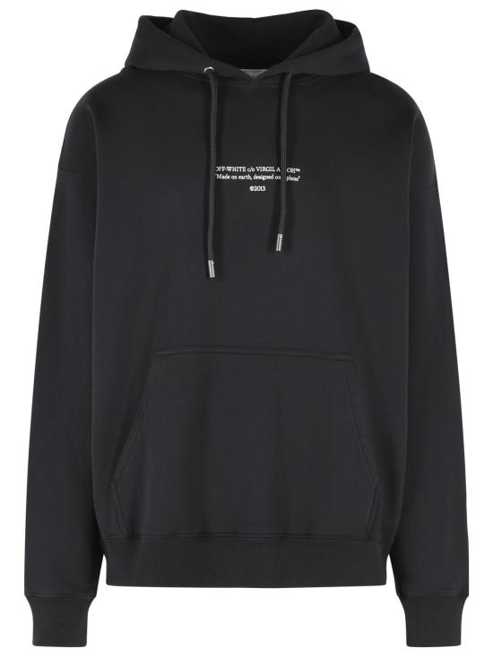 26SS 오프화이트 긴팔 티셔츠 44MBB085S26F009001 Black