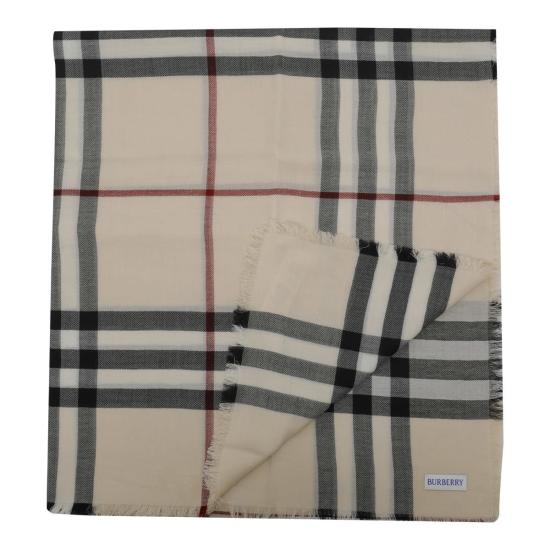  버버리 머플러/스카프 체크 무늬 베이지 스카프