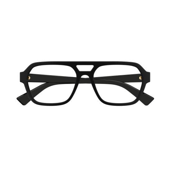 25FW 보테가베네타 안경 BV1336OA 001 BLACK BLACK TRANSPARENT - BOTTEGA VENETA