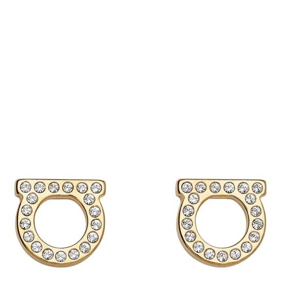  살바토레 페라가모 이어링 페라가모 간치니 크리스탈 골드