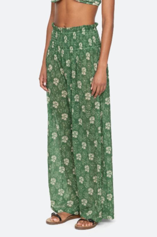  씨뉴욕 팔라초 팬츠 씨 니 글로리아 프린트 - SEA NY