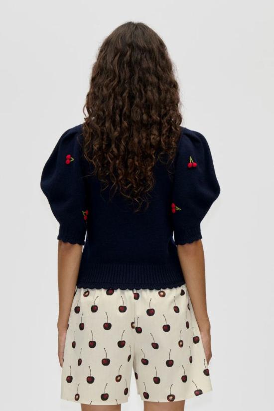  스티네 고야 가디건 스틴 고야 체리 보블 니트 폴로 - STINE GOYA