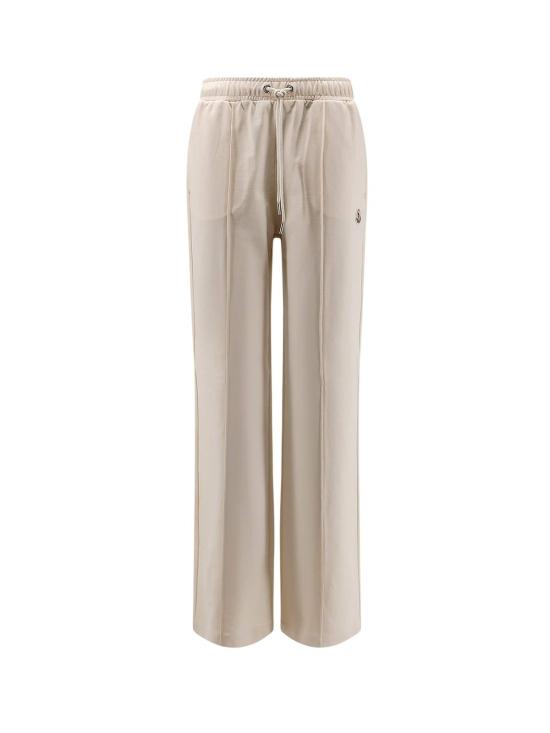  몽클레어 스트레이트 팬츠 코튼 조깅 팬츠 아이보리