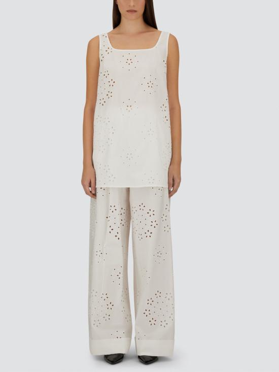 26SS 에르노 스트레이트 팬츠 PT000221D 13322RIC1000 White - HERNO