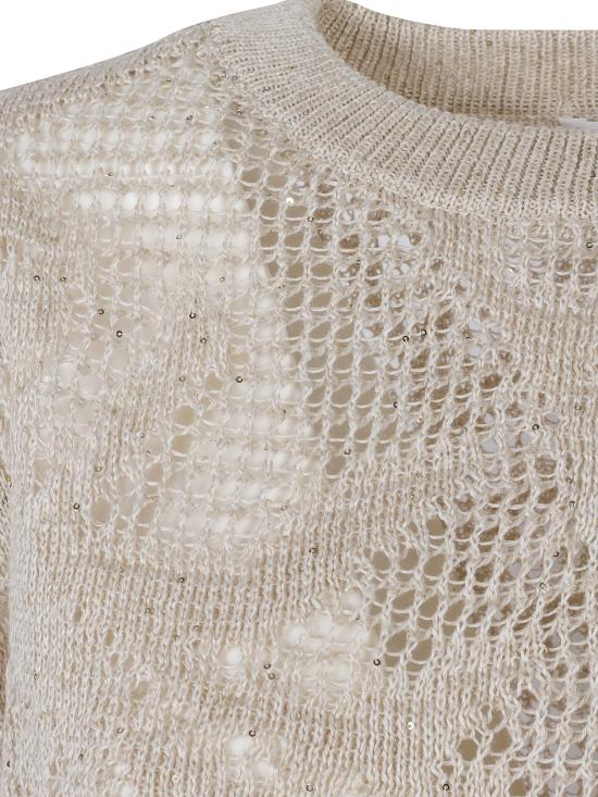 26SS 브루넬로 쿠치넬리 대즐링 워터 릴리 티셔츠 MDT771010 C8925 Beige - BRUNELLO CUCINELLI