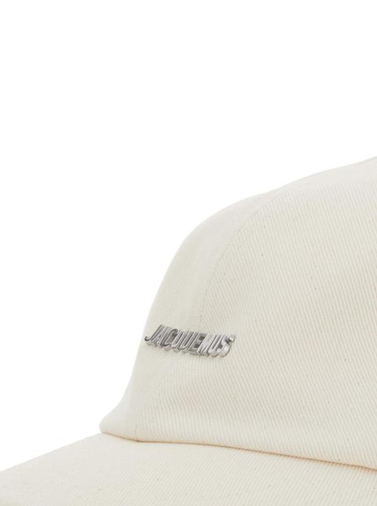  자크뮈스 모자 Jacquemus La Casquette Gadjo 야구  화이트 - JACQUEMUS