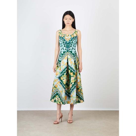  살로니 롱 원피스 Saloni Martine 드레스 벨리스 리스