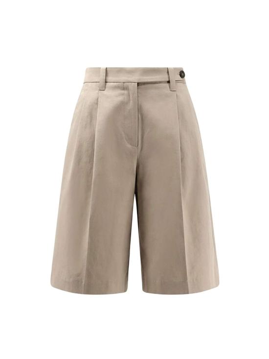  브루넬로 쿠치넬리 숏팬츠 코튼 앤 린넨 반바지 샌드쉘