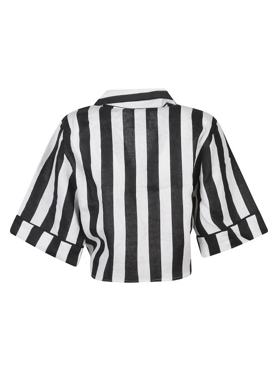 26SS 팜 리오 민소매 티셔츠 358981 SPRINGSTRIPESBLACK26089 Black - FARM RIO