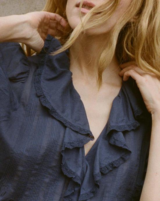  도엔 블라우스 앙리 톱 아드리아해 - DOEN