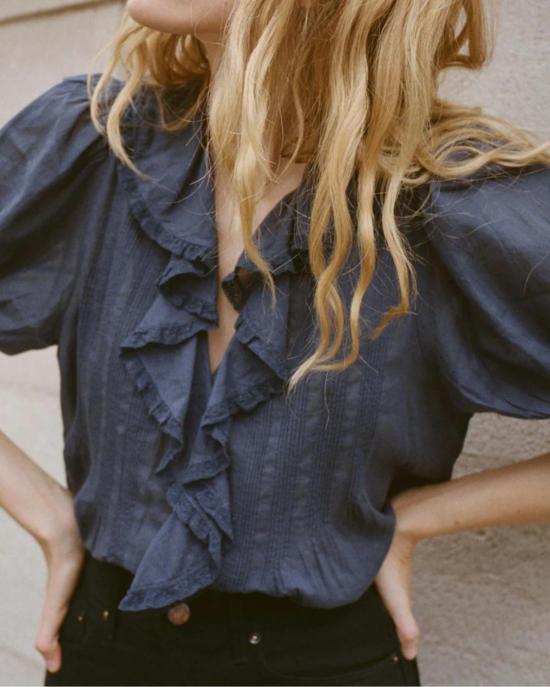  도엔 블라우스 앙리 톱 아드리아해 - DOEN