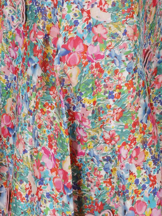 26SS 팜 리오 미디 스커트 335843 PEASANTFLORAL26073 MultiColour - FARM RIO