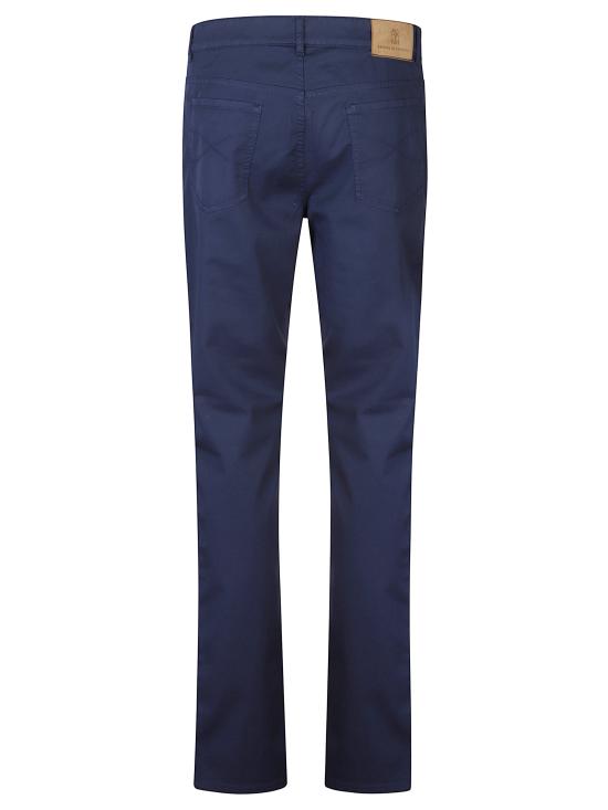 26SS 브루넬로 쿠치넬리 스트레이트 팬츠 M289LI1780 C6053 Blue - BRUNELLO CUCINELLI