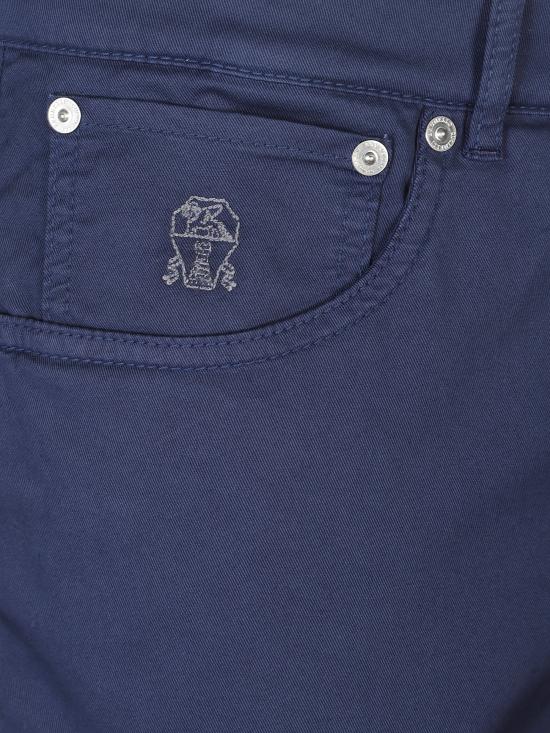26SS 브루넬로 쿠치넬리 스트레이트 팬츠 M289LI1780 C6053 Blue - BRUNELLO CUCINELLI