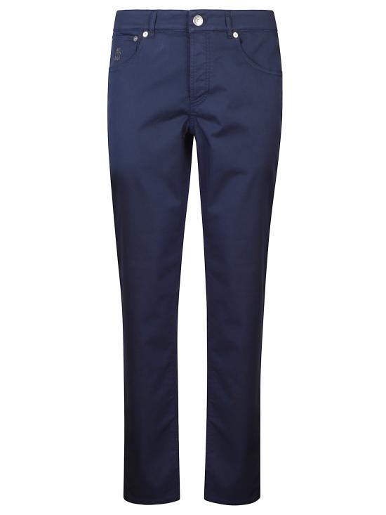 26SS 브루넬로 쿠치넬리 스트레이트 팬츠 M289LI1780 C6053 Blue