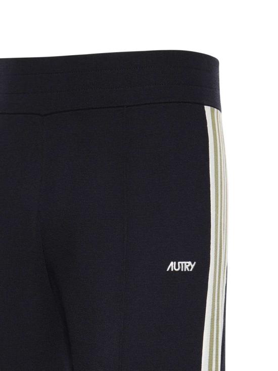  오트리 트레이닝/조거 팬츠 비스코스 니트 조거 팬츠 (블루) - AUTRY