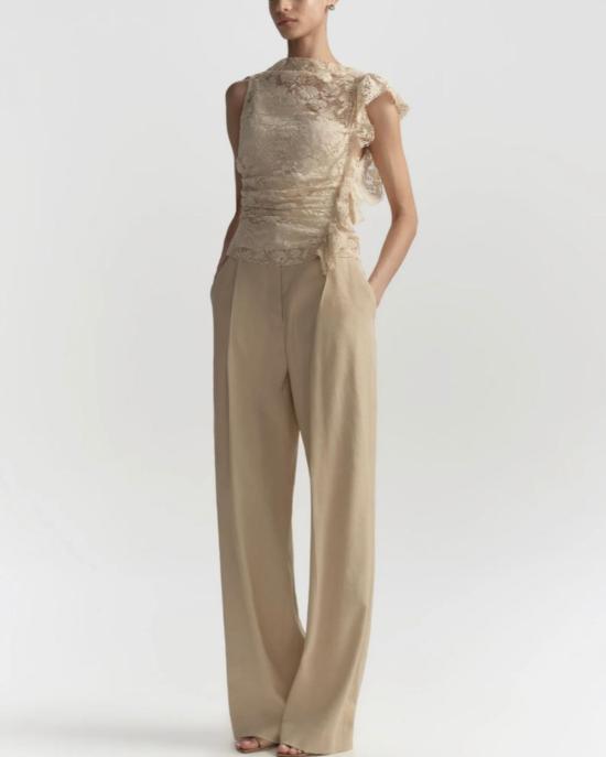  에이엘씨 블라우스 A.L.C. 아스트리드 탑 크레마 돌체 - A.L.C.