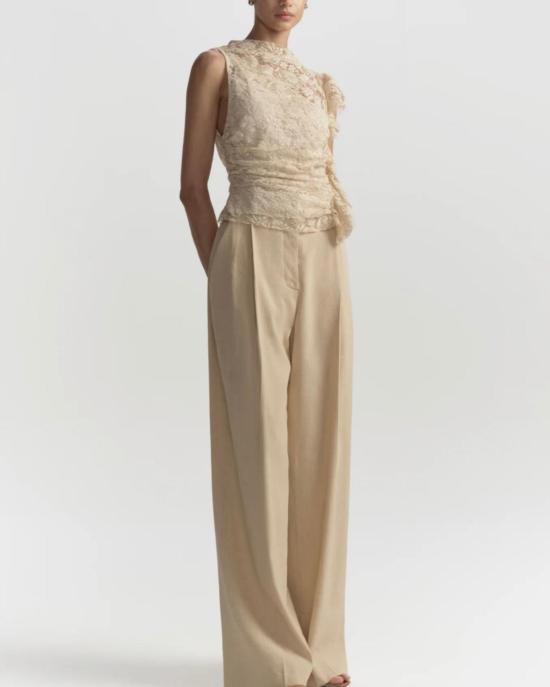  에이엘씨 블라우스 A.L.C. 아스트리드 탑 크레마 돌체 - A.L.C.