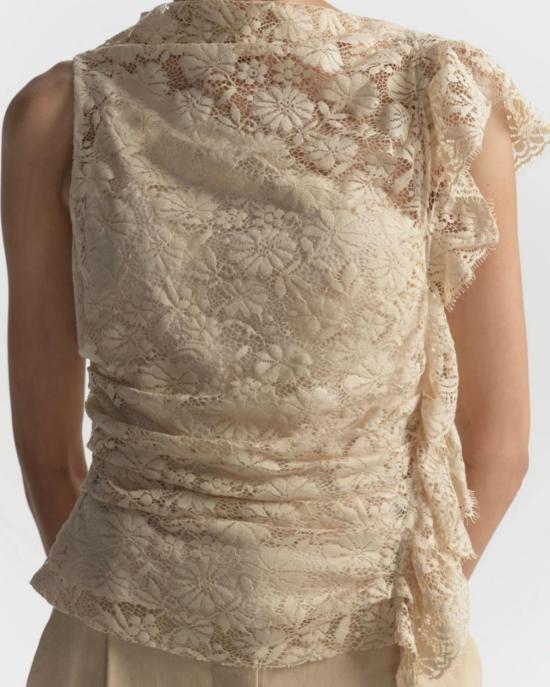  에이엘씨 블라우스 A.L.C. 아스트리드 탑 크레마 돌체 - A.L.C.