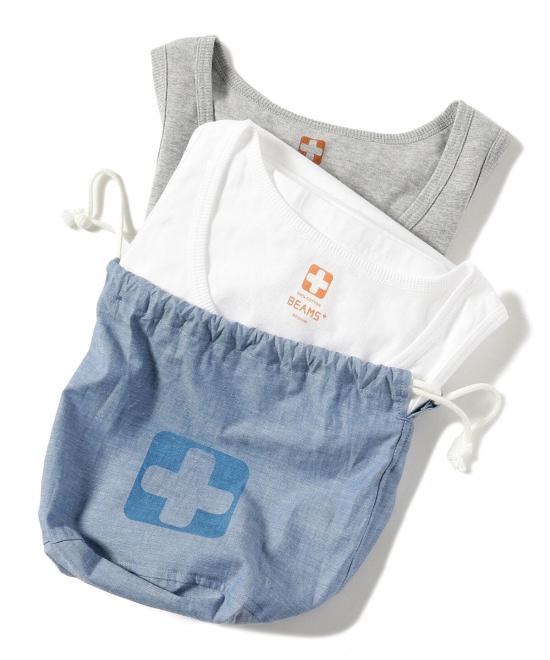  빔스 민소매 티셔츠 플러스 2팩 탱크탑