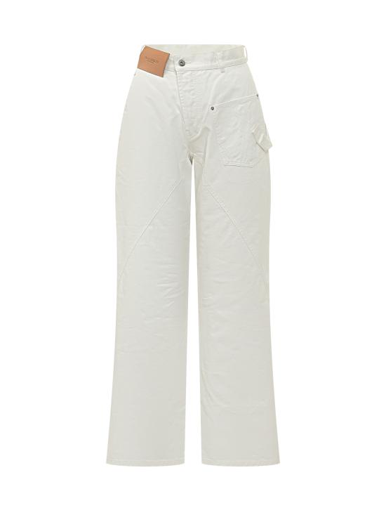 26SS JW앤더슨 데님 팬츠 DT0127PG1933 002 OFF WHITE