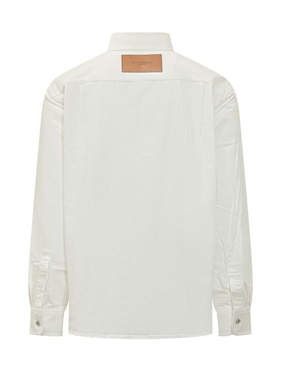 26SS JW앤더슨 긴팔 셔츠 DS0011PG1856 001 WHITE - JW ANDERSON
