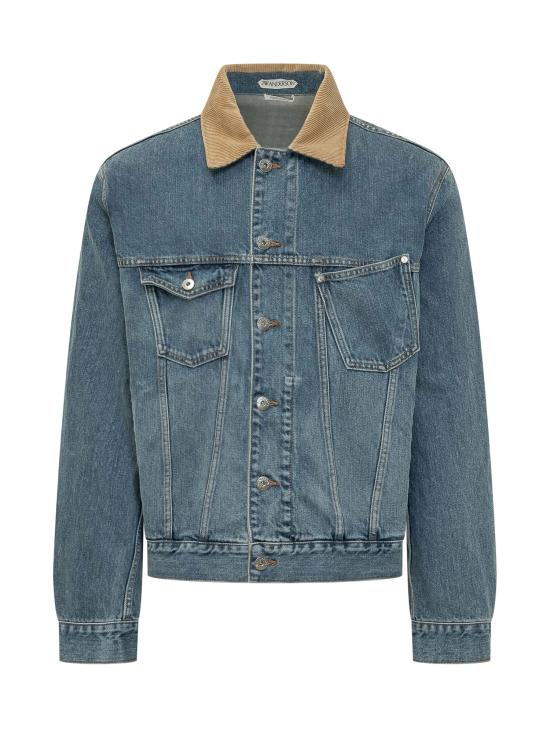 26SS JW앤더슨 데님 자켓 DJ0039PG1930 172 MID BLUE