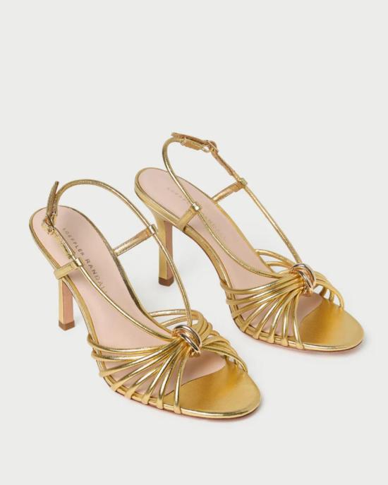  로플러랜달 샌들 로플러 랜달 마레카 스트랩 힐 골드 - LOEFFLER RANDALL