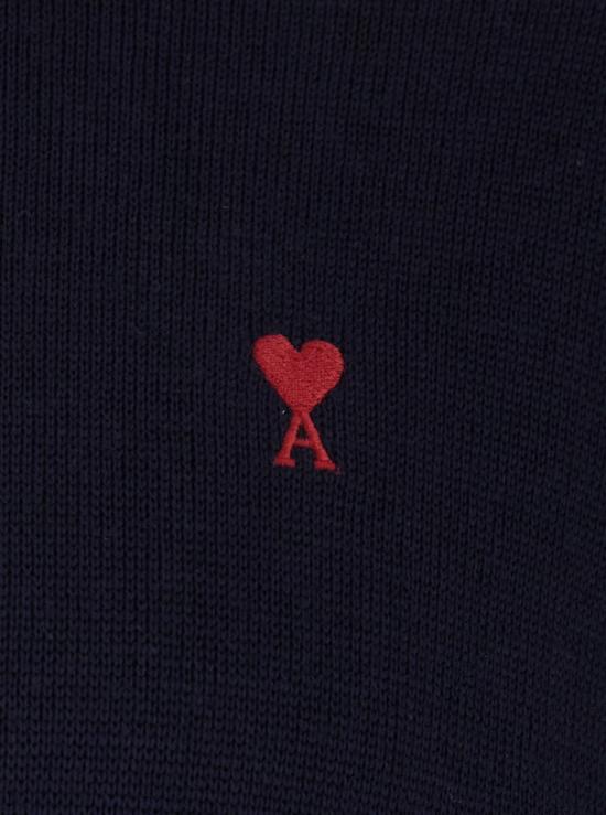  아미 스웨터 알렉상드르 마티우시 ADC 자수 크루넥  블루 - AMI