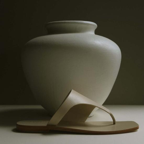  에이 에머리 가죽소품 A. 에머리 가죽 샌들 - A.EMERY