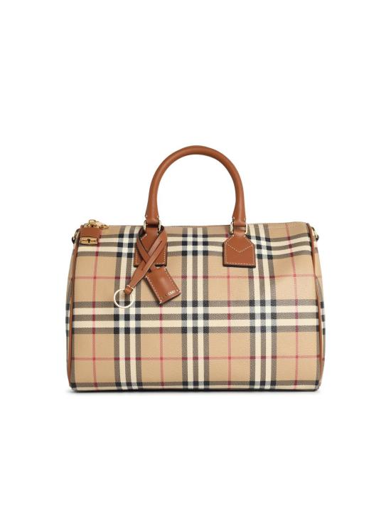 26SS 버버리 미디엄 체크 볼링 백 8119049A9534 Beige