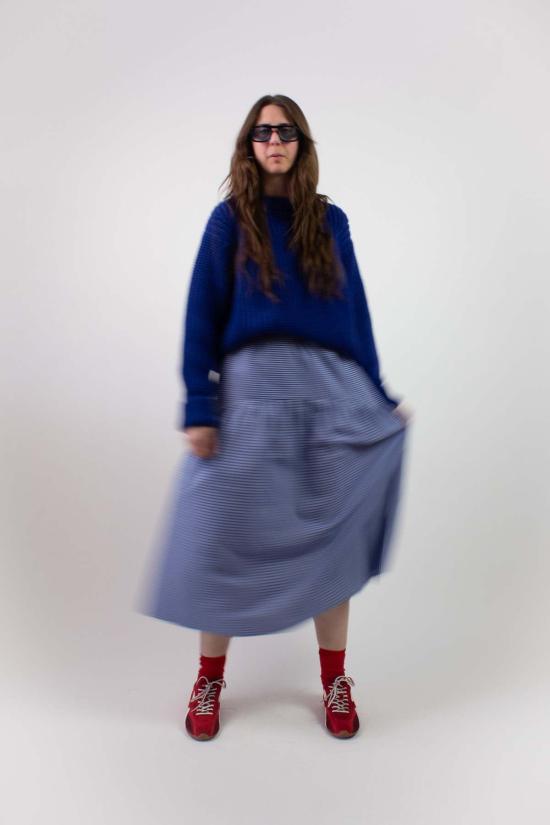  A Bronze Age 롱 스커트 청동기 시대 체크무늬 들판 치마 - A BRONZE AGE