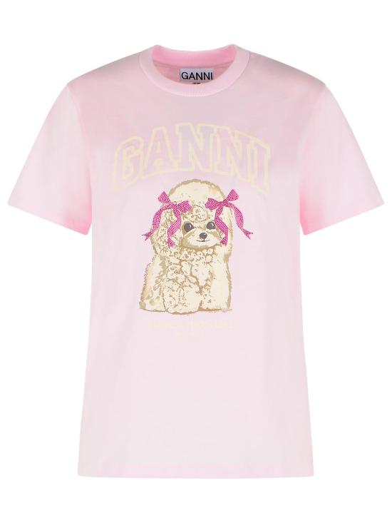 26SS 가니 푸들 티셔츠 A1050062868 Pink