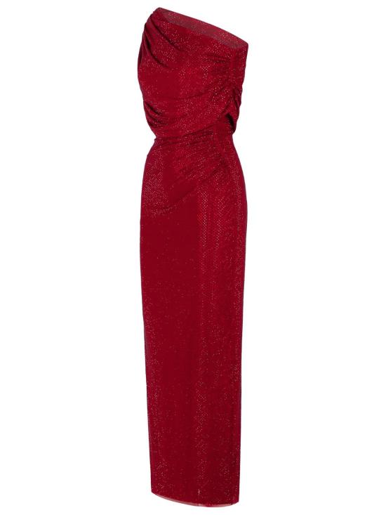 26SS 셀프 포트레이트 미디 원피스 RS26 002M BUBURGUNDY Bordeaux - SELF PORTRAIT