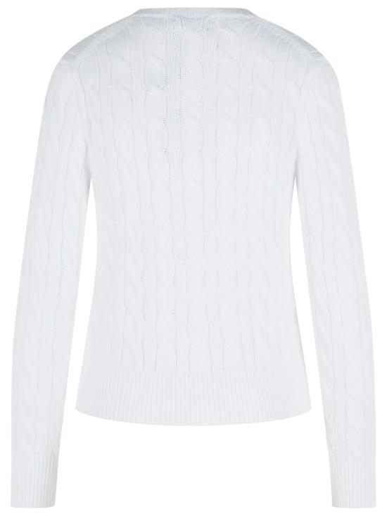 26SS 폴로 랄프로렌 폴로 자수 케이블 니트 가디건 211971868007 White - POLO RALPH LAUREN