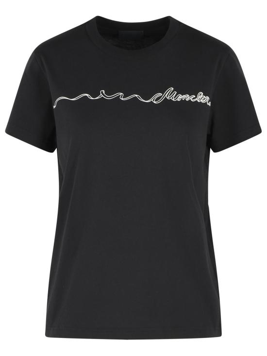 26SS 몽클레어 반팔 티셔츠 093 8C000 17 89B8Y999 Black