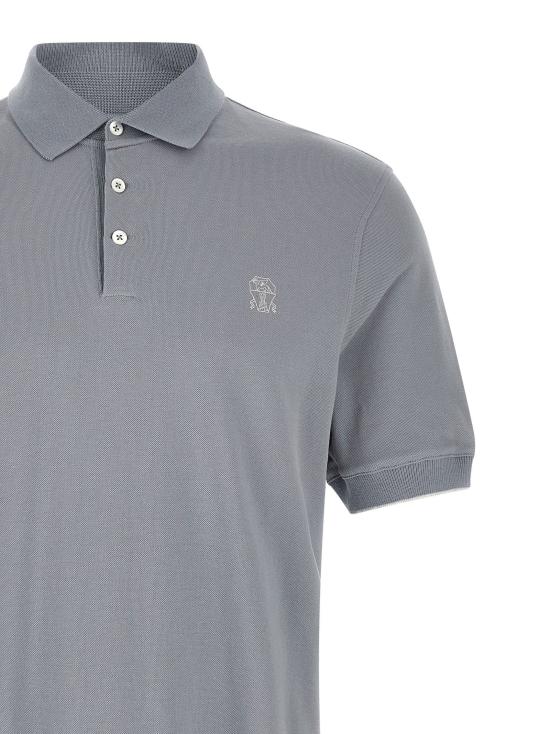 26SS 브루넬로 쿠치넬리 피케 폴로 셔츠 ME8548788COG70 - BRUNELLO CUCINELLI