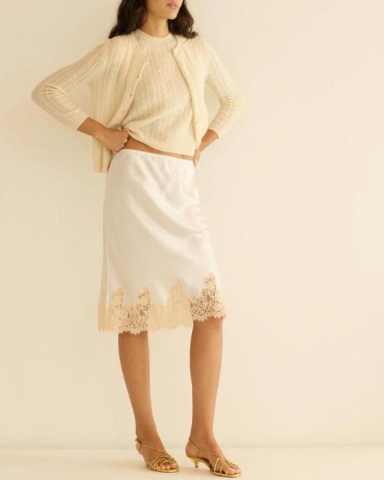  도엔 가디건 다나에 캐시미어 케이블  도그우드 - DOEN