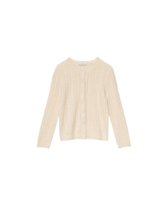  도엔 가디건 다나에 캐시미어 케이블  도그우드