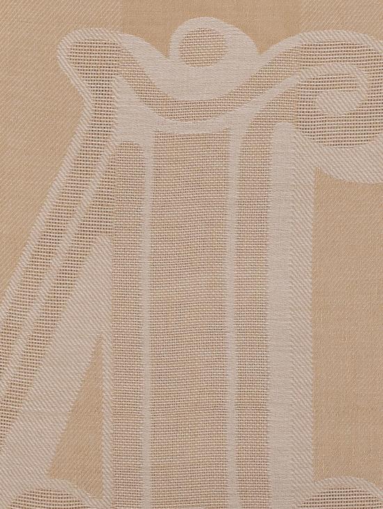  막스마라 머플러/스카프 막스 마라 모달 린넨 & 코튼 혼방 스카프 브라운 - MAX MARA