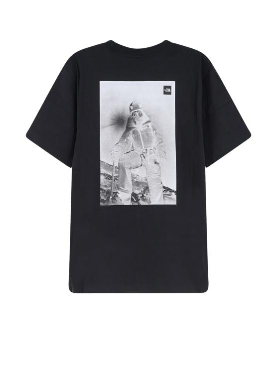  노스페이스 반팔 티셔츠 코튼 로고 티셔츠 블랙 - NORTH FACE