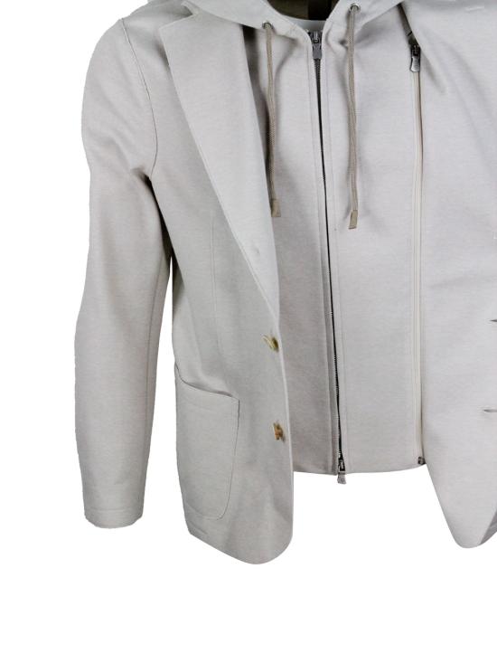 26SS 일레븐티 수트 자켓 M70GIAF02TES0M037 Sand - ELEVENTY