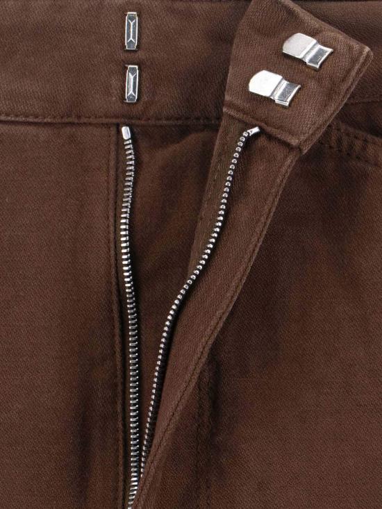  르메르 스트레이트 팬츠 라운드 팬츠 브라운 - LEMAIRE