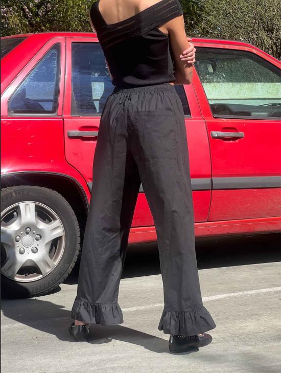  A Bronze Age 스트레이트 팬츠 청동기 시대 파티  블랙 - OTHER BRANDS