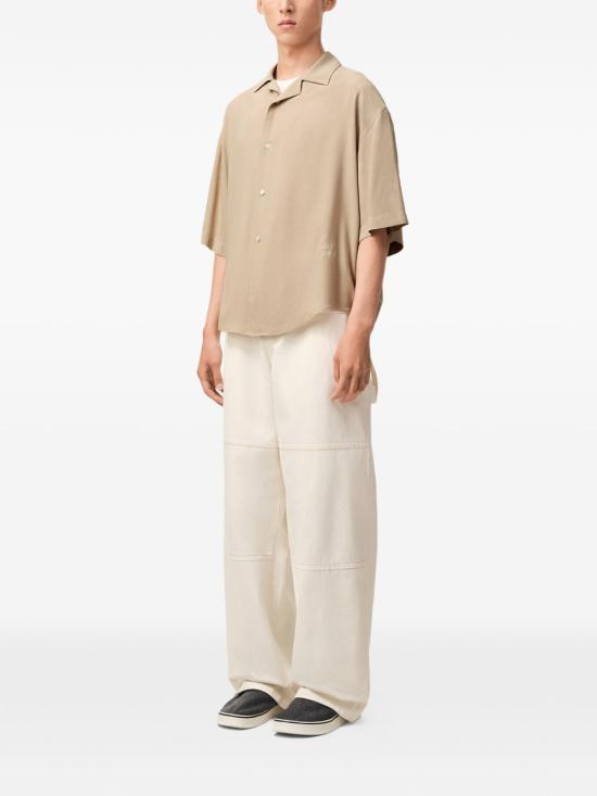 26SS 아미 반팔 셔츠 HSH830VI0036 229 Beige - AMI