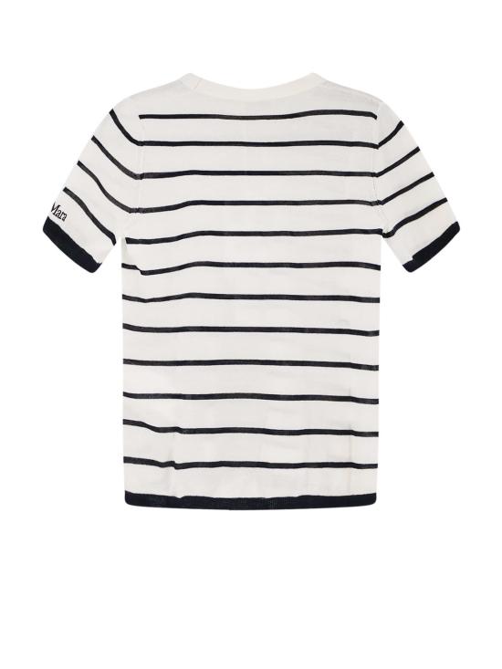  막스마라 스웨터 막스 마라 파베타 캐시미어 및 실크 혼방  아이보리 - MAX MARA