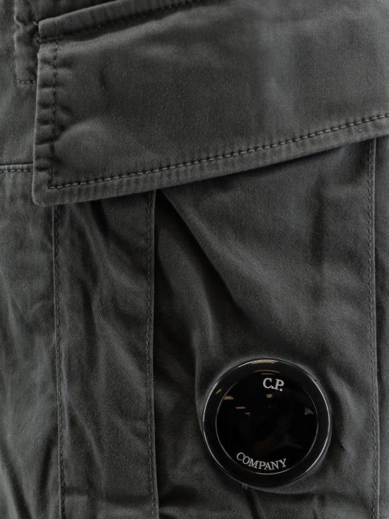 씨피 컴퍼니 숏팬츠 C.P. 컴퍼니 코튼 카고 버뮤다 반바지 (회색) - C.P. COMPANY